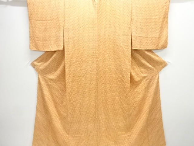 JAPANESE KIMONO / TSUKESAGE KOMON / WOVEN FLORAL SEIGAIHAJAPANESE KIMONO / KOMON /